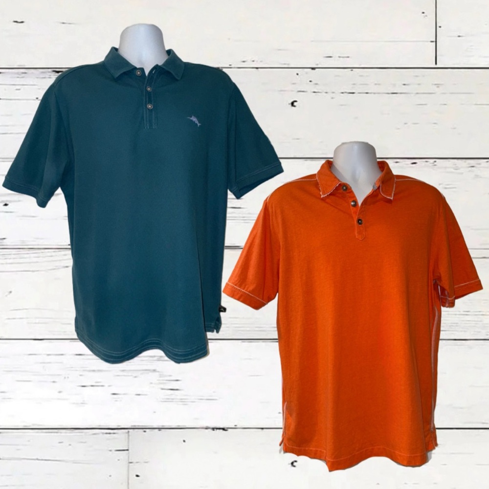 Tommy Bahama Men’s Polo Shirt Bundle | Size L | IslandZone + Island Modern Fit